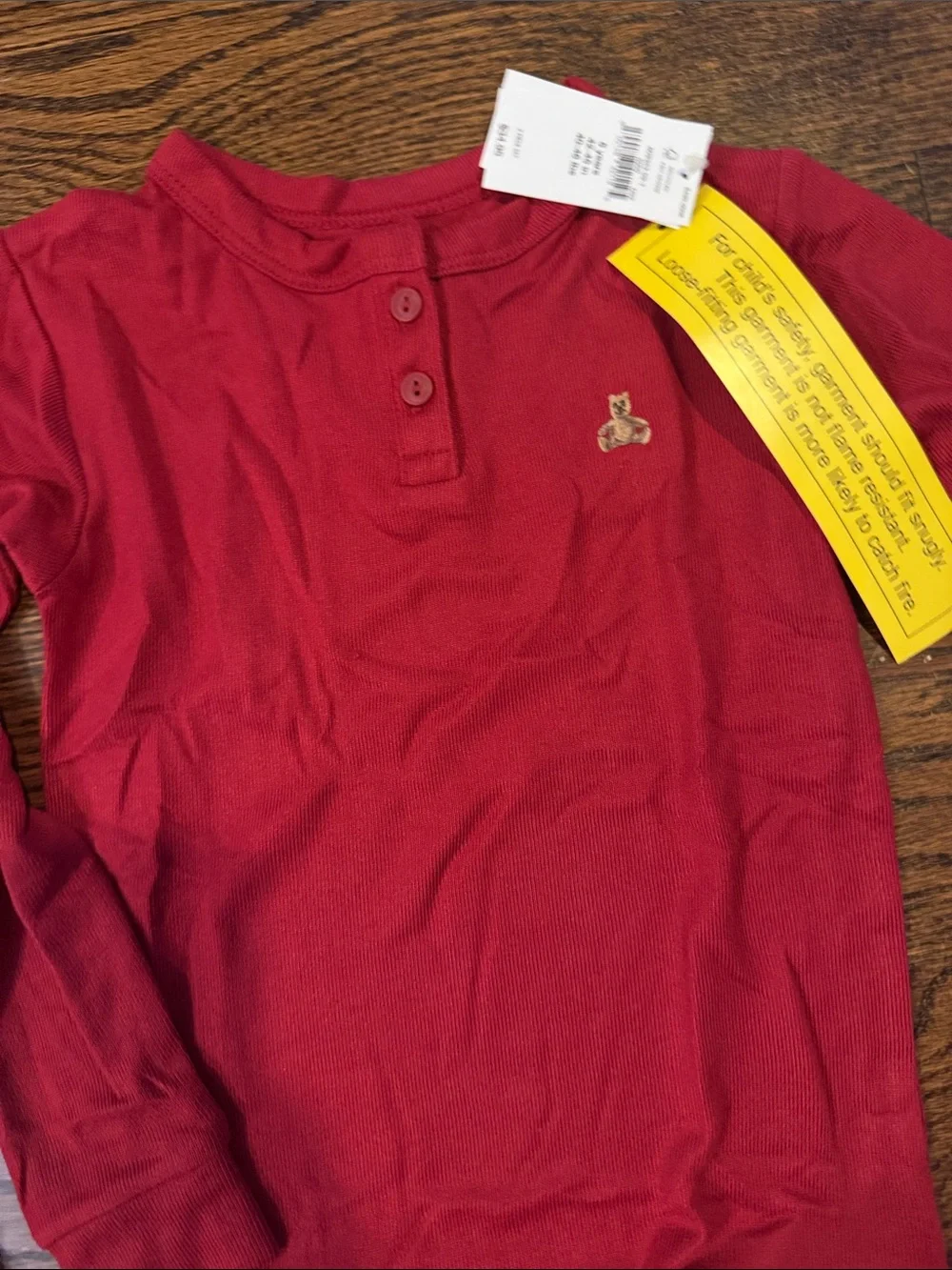 GAP Red Long Sleeve Kids Pajama Set